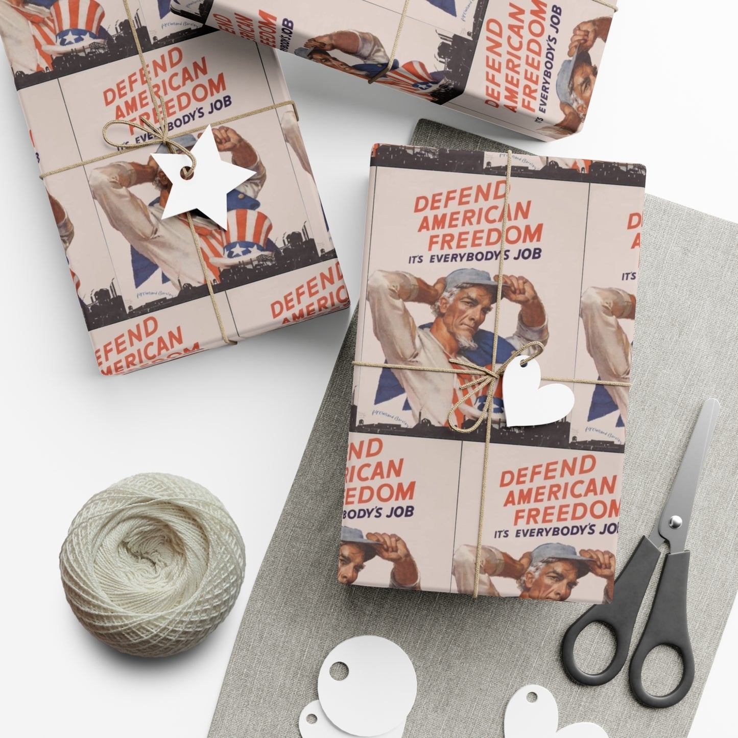 Defending Freedom Gift Wrap Papers