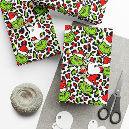 Grinch Gift Wrap Papers
