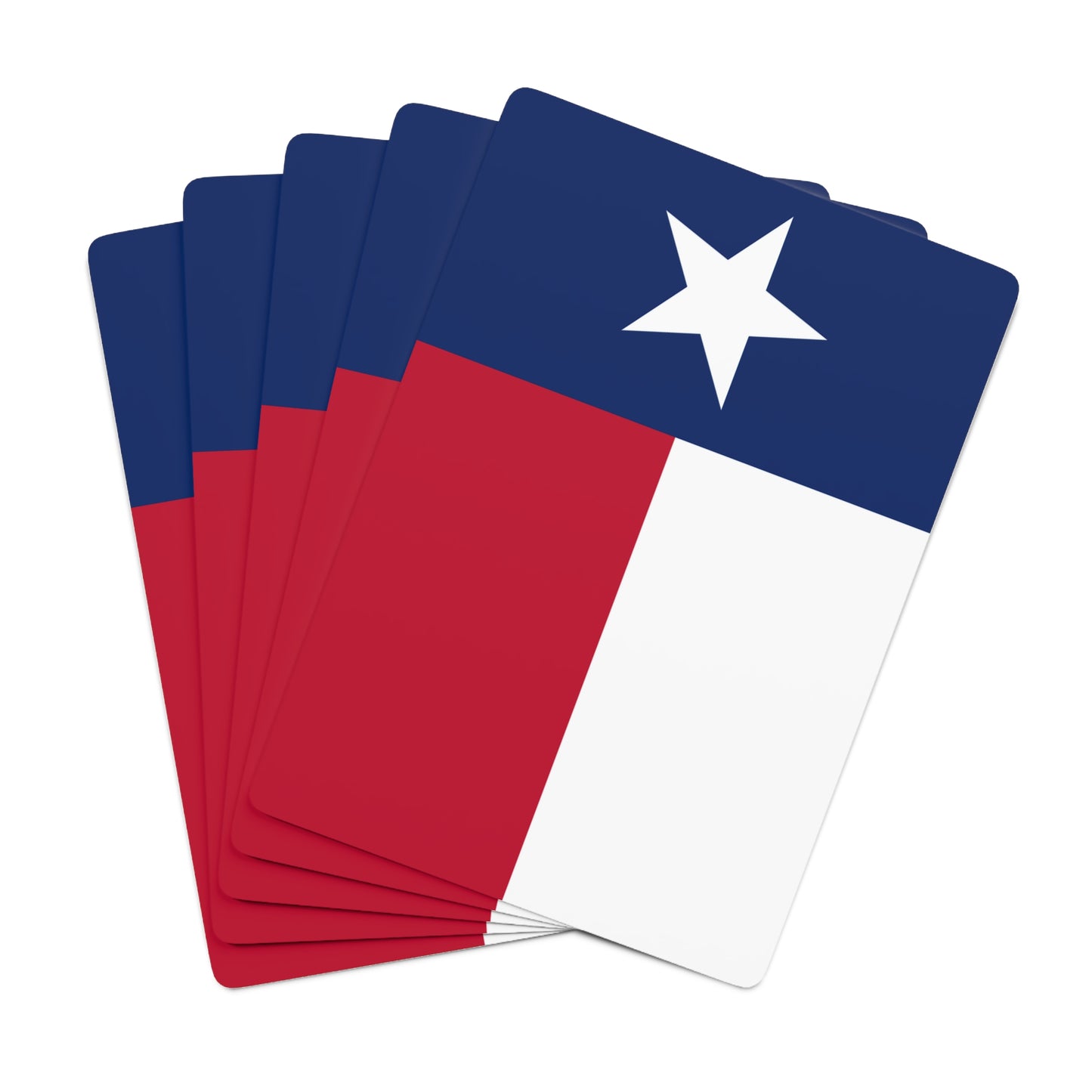 Texas State Flag Poker Cards