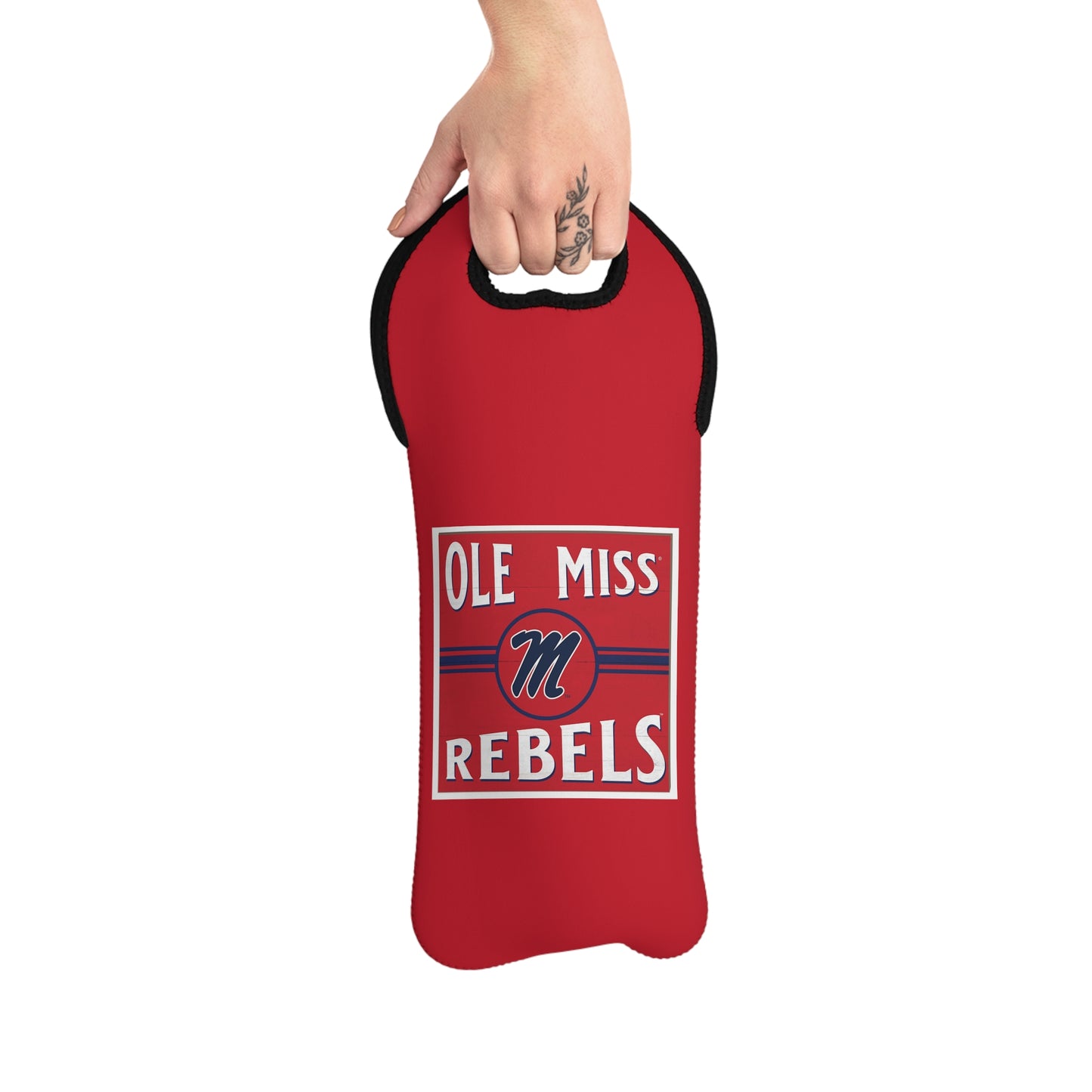 Ole Miss Rebels Wine Tote Bag