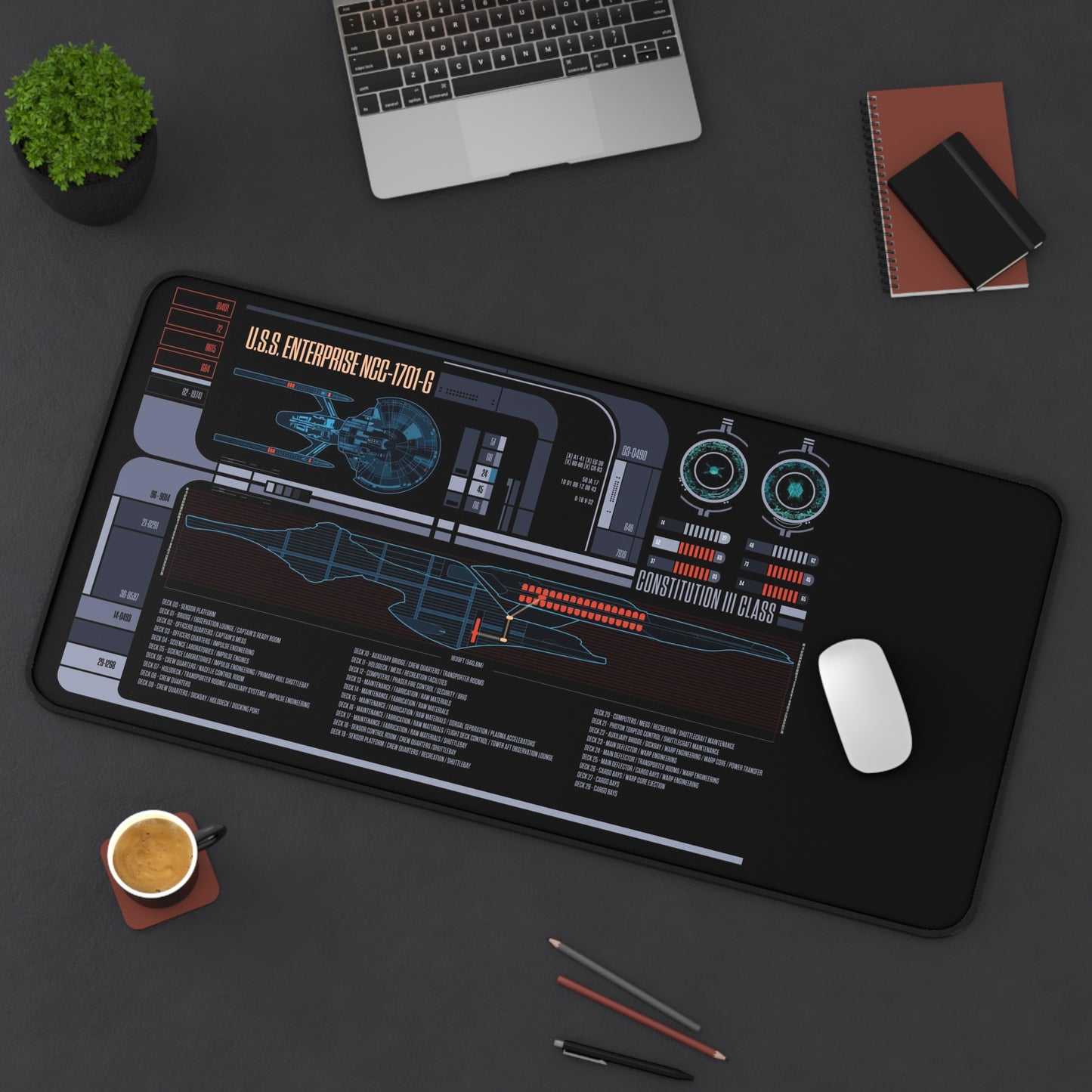 Entersprise G Desk Mat