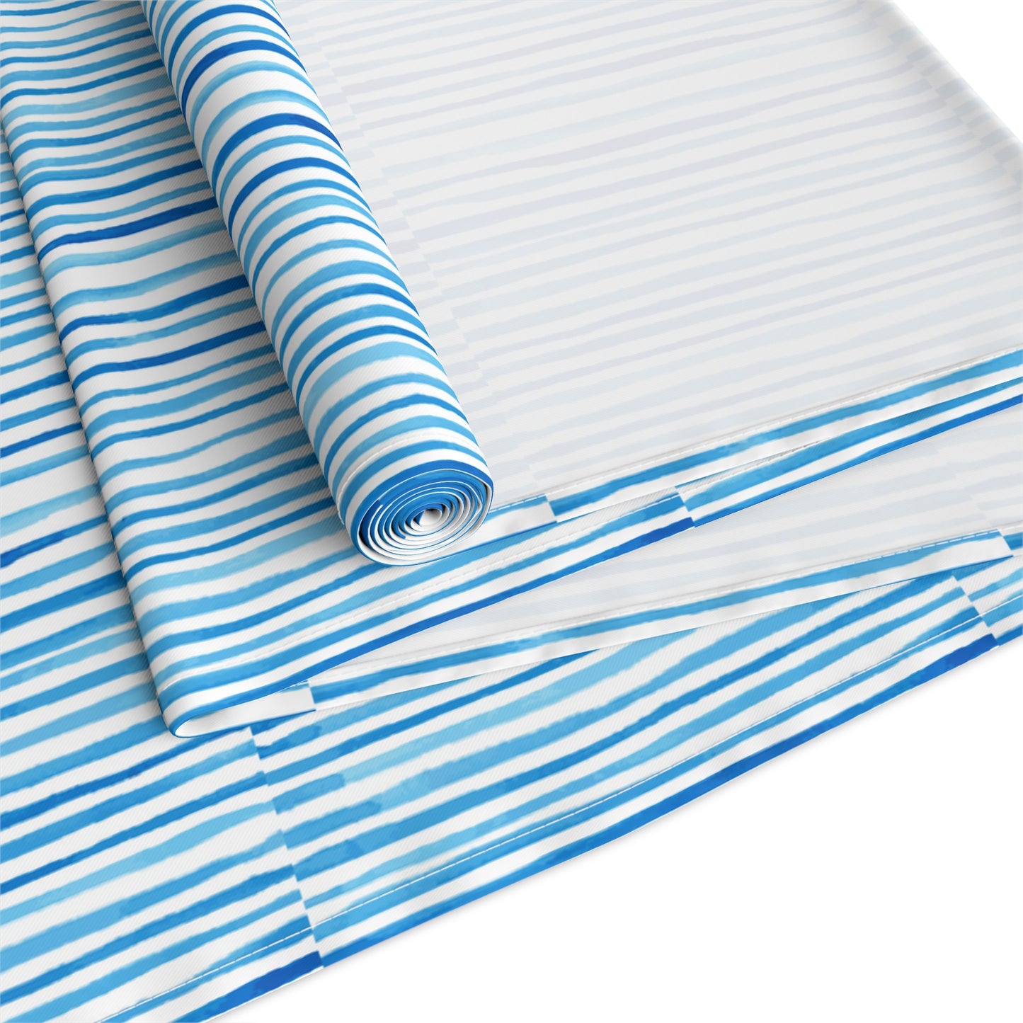 Blue Stripes Table Runner (Cotton, Poly)