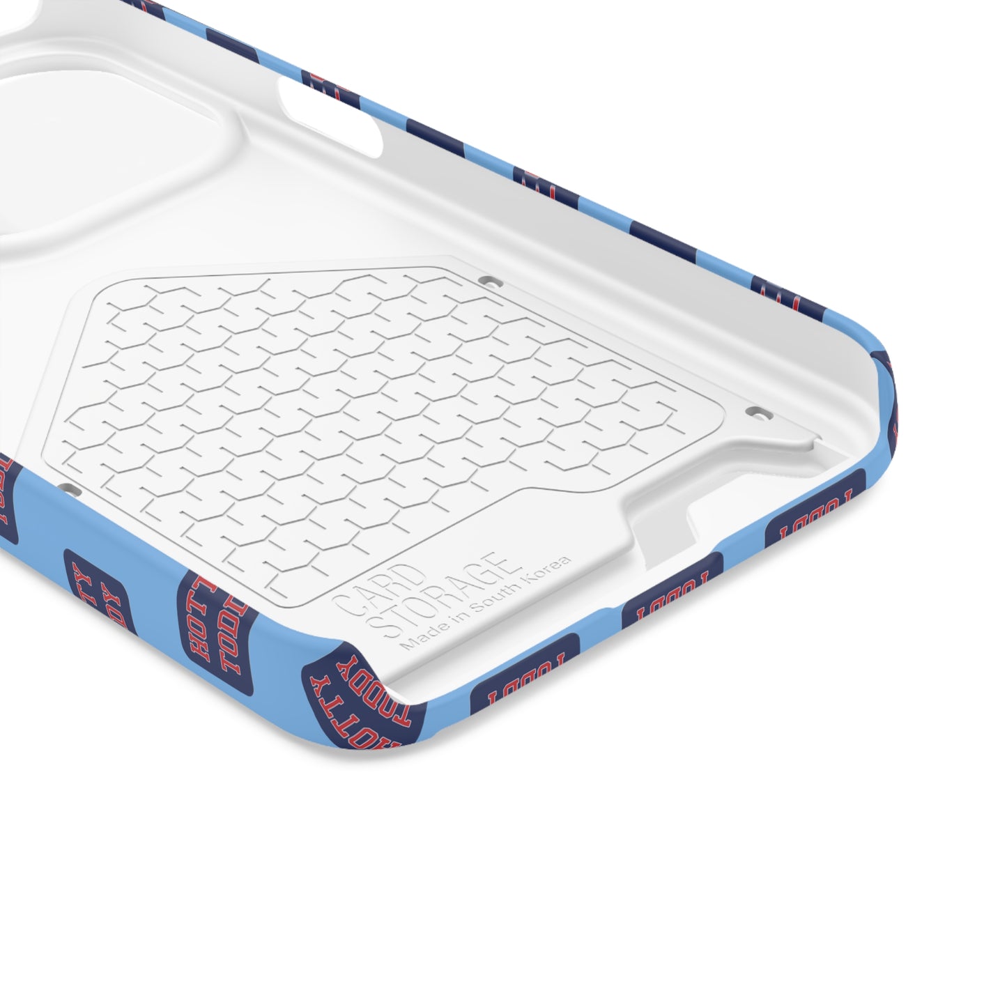 iPhone and Samsung Hotty Toddy (BLUE) Phone Case With Card Holder