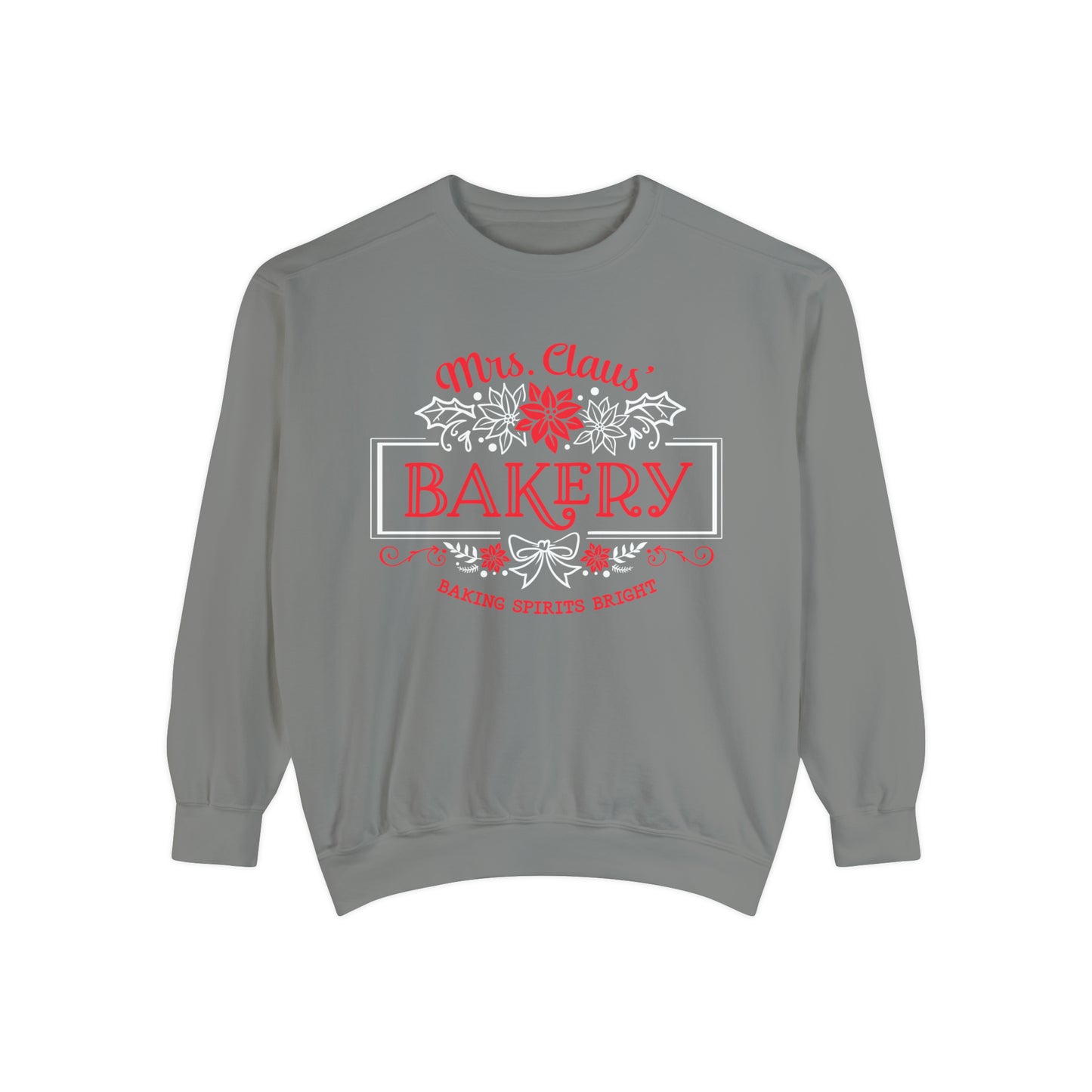Mrs. Clause Bakery Unisex Garment-Dyed Sweatshirt