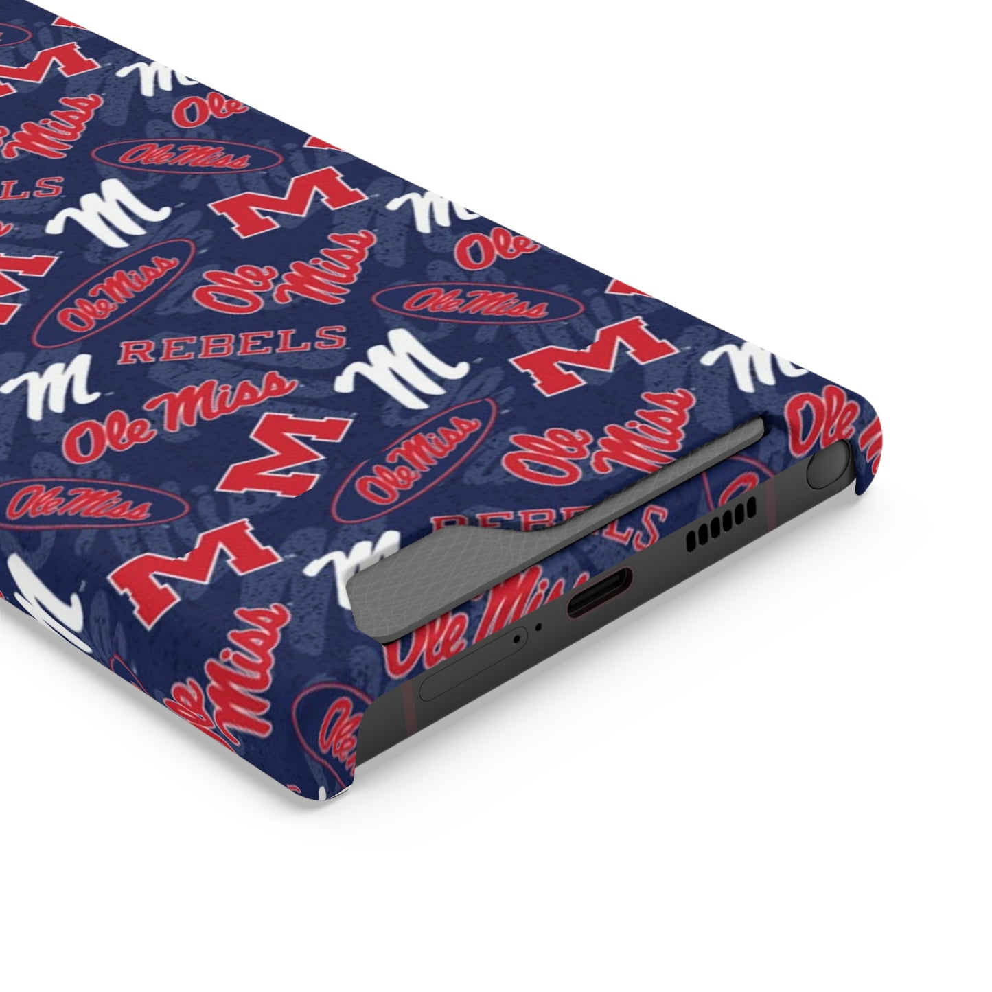 Ole Miss Phone Case With Card Holder