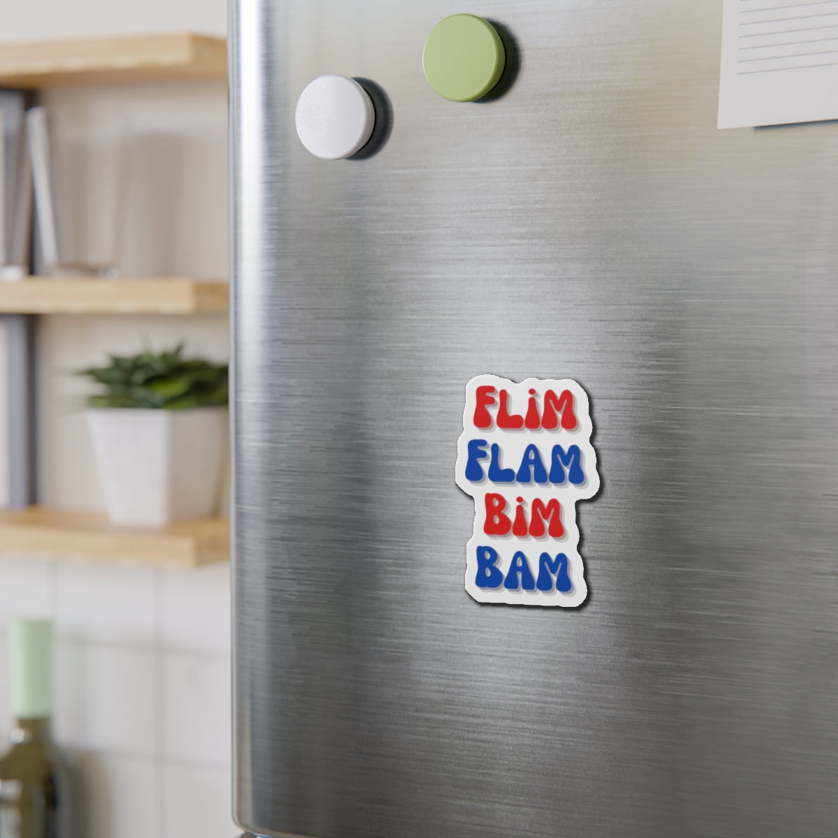 Flim Flam Bim Bam Die-Cut Magnets