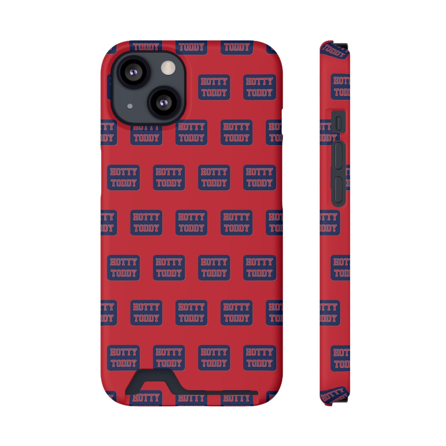 iPhone and Samsung Hotty Toddy (RED) Phone Case With Card Holder