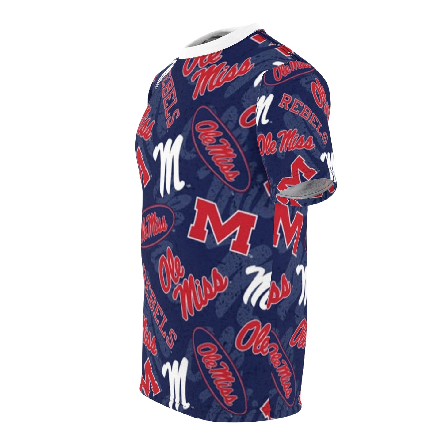 Ole Miss Unisex Cut & Sew Tee (AOP)