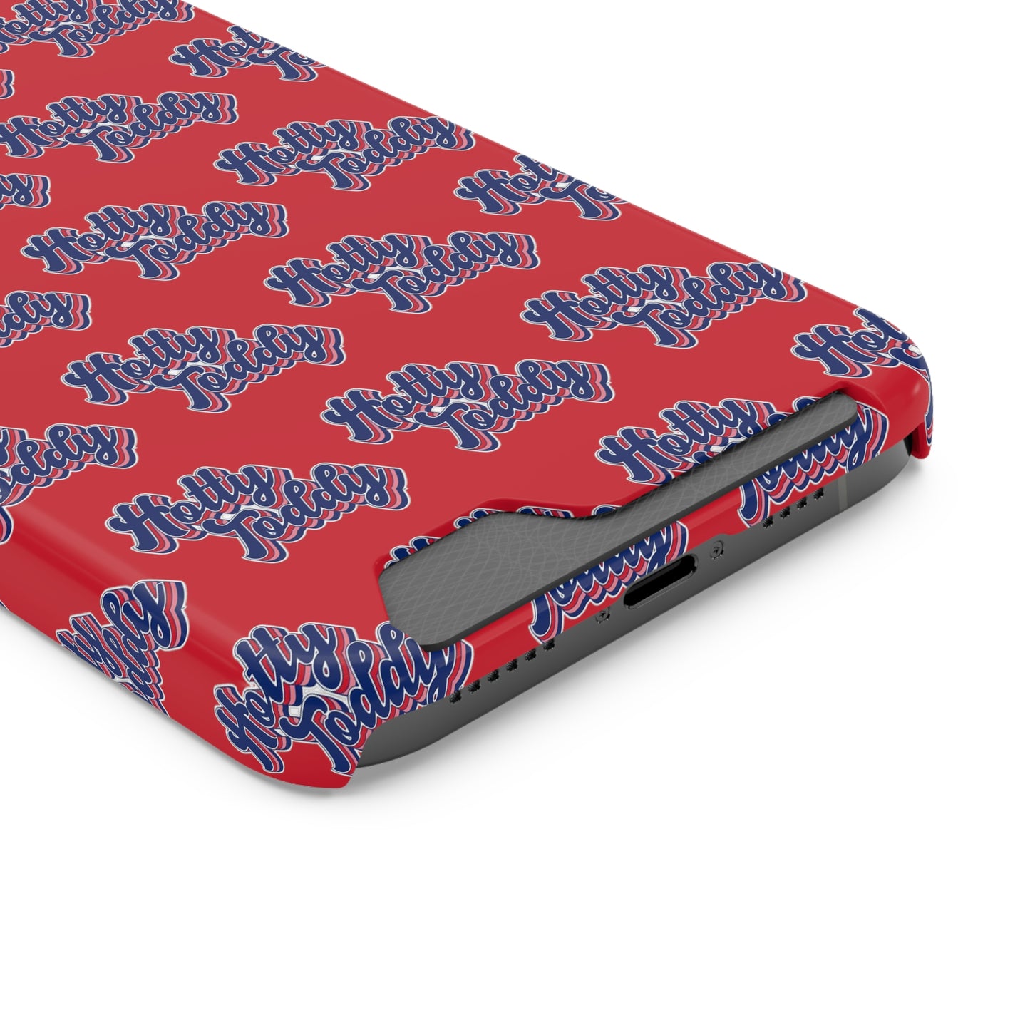 iPhone and Samsung Hotty Toddy (RED) Phone Case With Card Holder