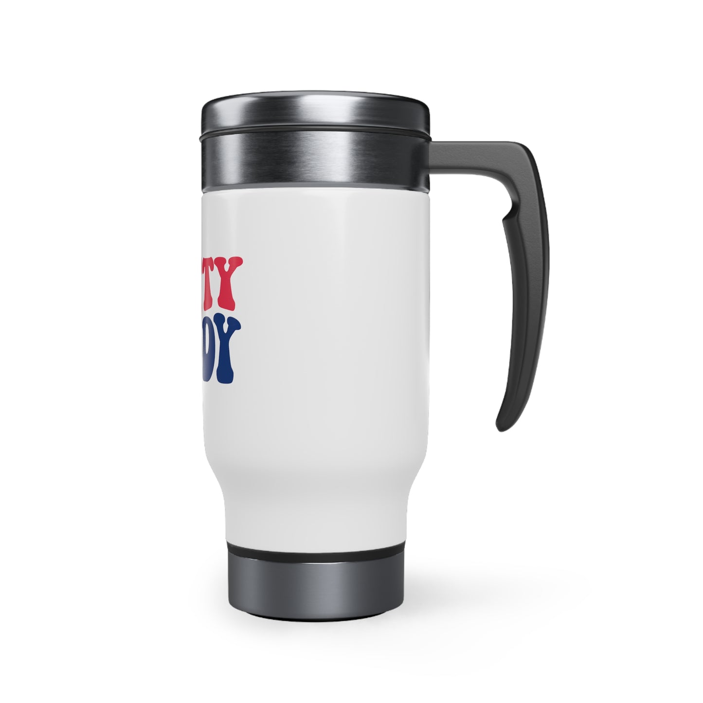 Hotty Toddy Stainless Steel Travel Mug with Handle, 14oz