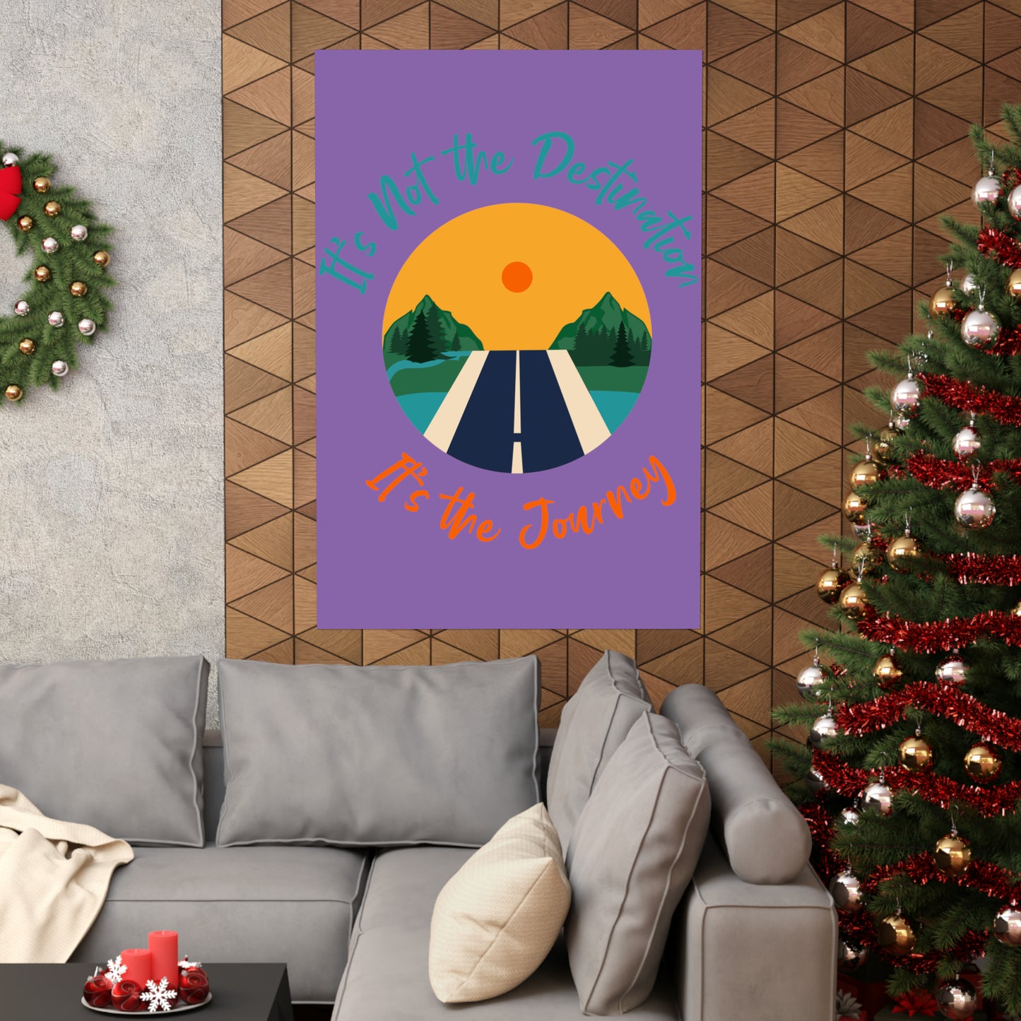 It's not the destination  It's the journey Matte Vertical Posters
