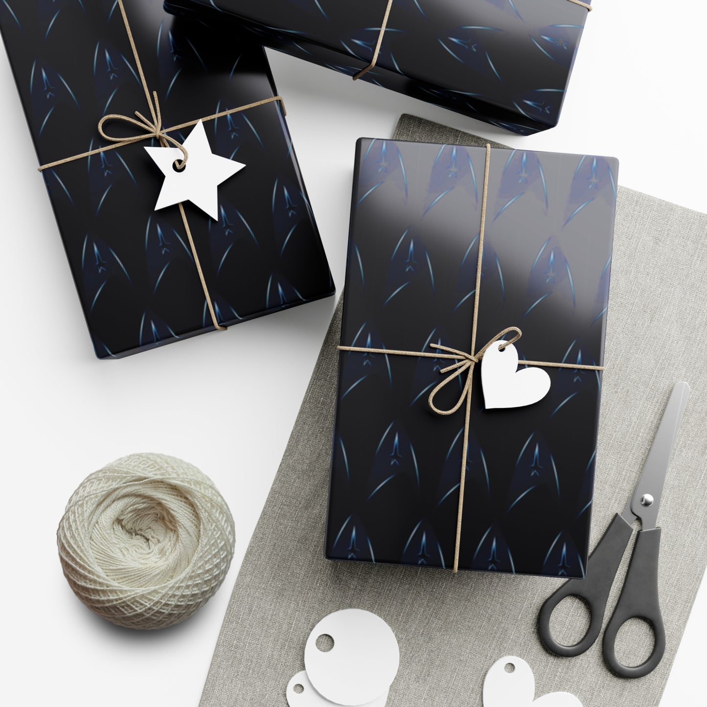 Star Trek Insignia (Blue) Gift Wrap Papers