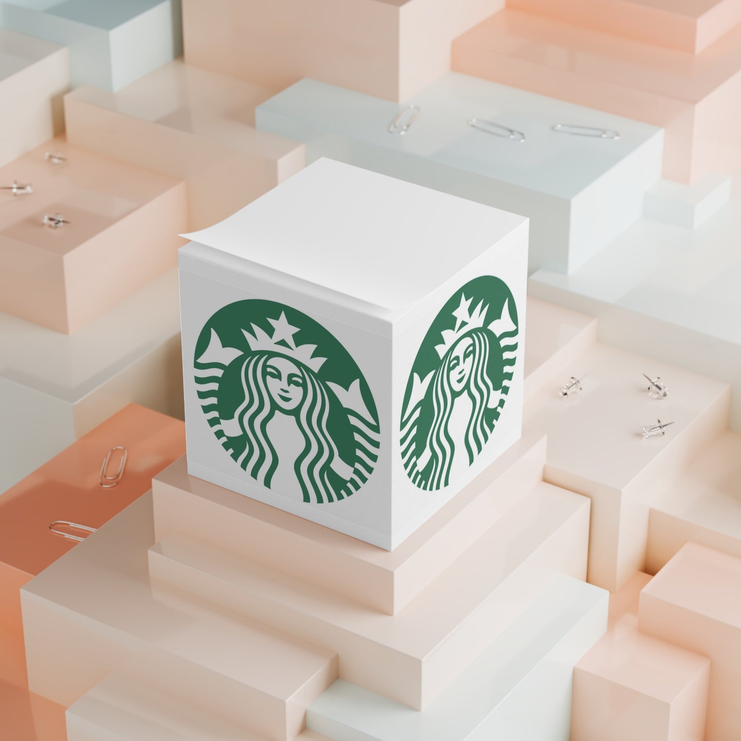 Starbucks Note Cube