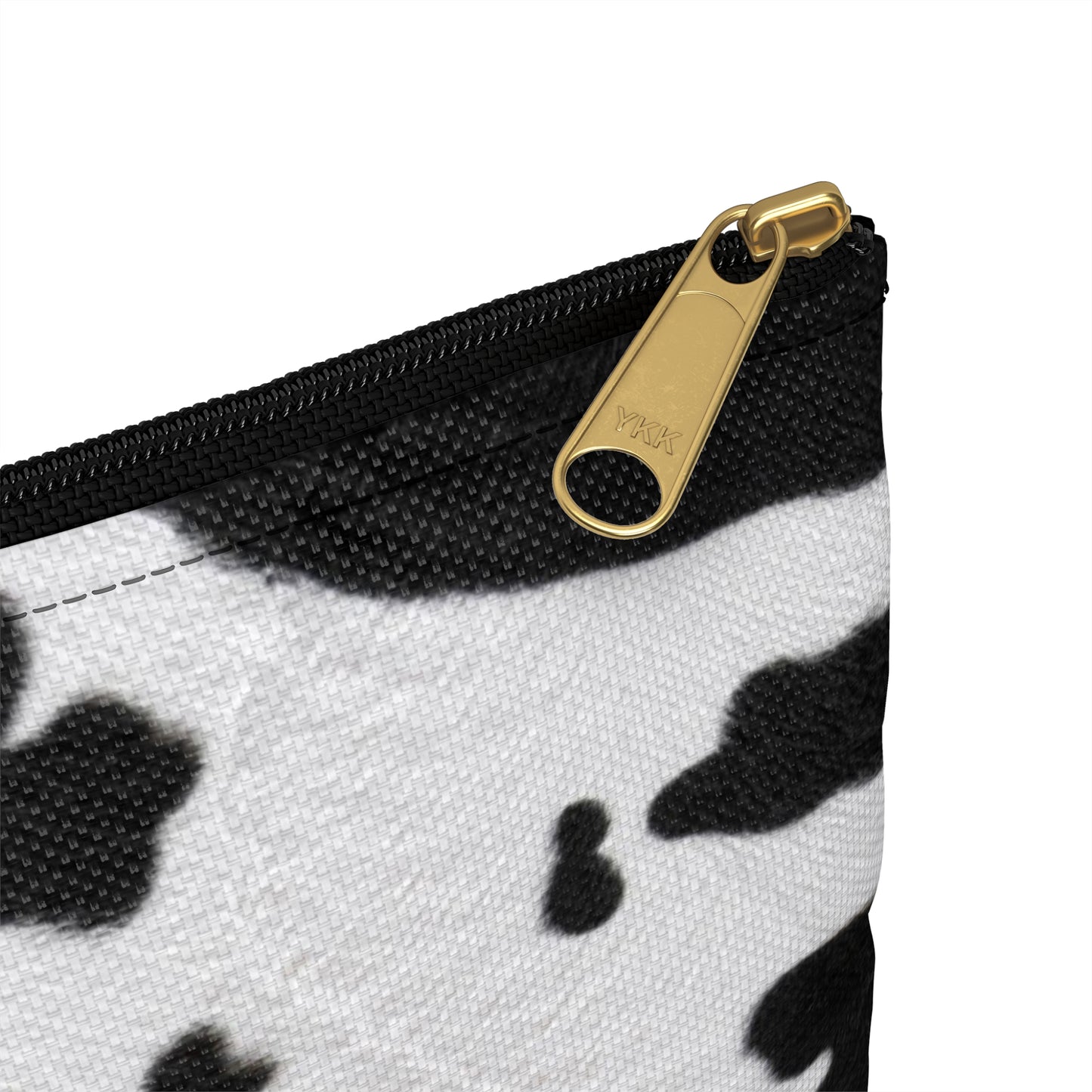 Cow Print Accessory Pouch