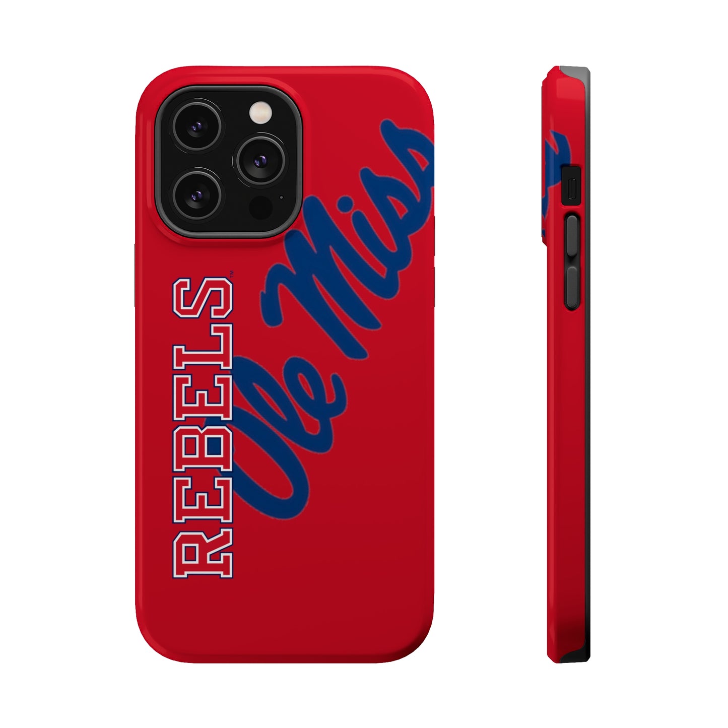 Ole Miss Rebels Iphone 14 MagSafe Tough Case (RED)