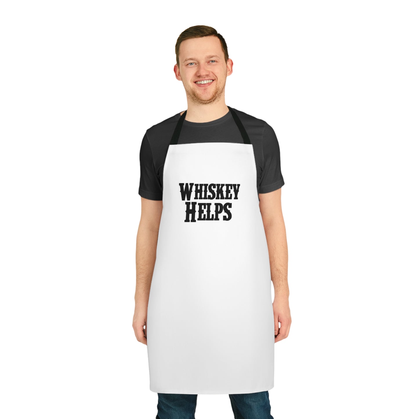 Whiskey Helps Apron (AOP)