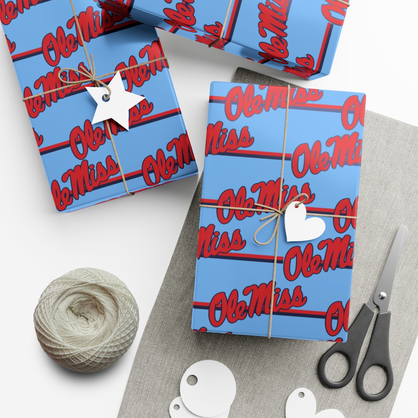 Ole Miss Gift Wrap Papers