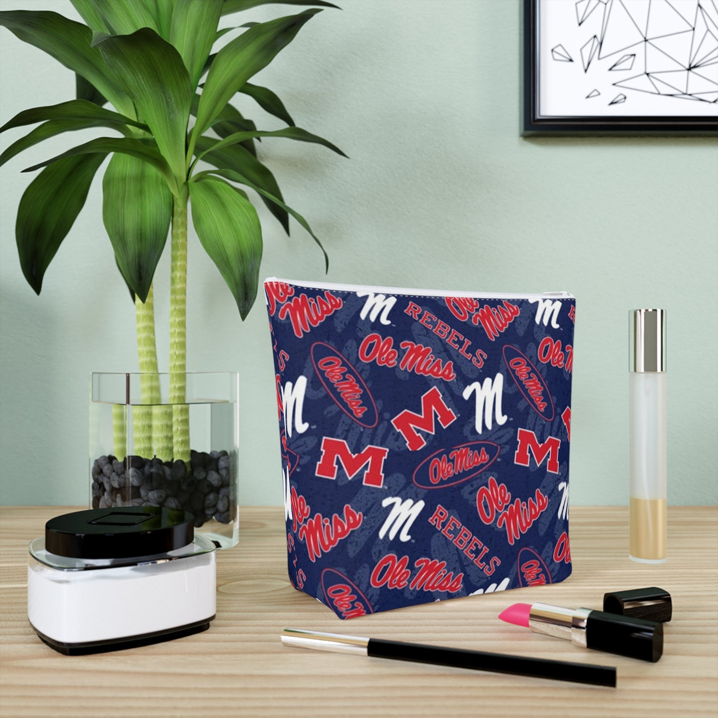 Ole Miss Cotton Cosmetic Bag