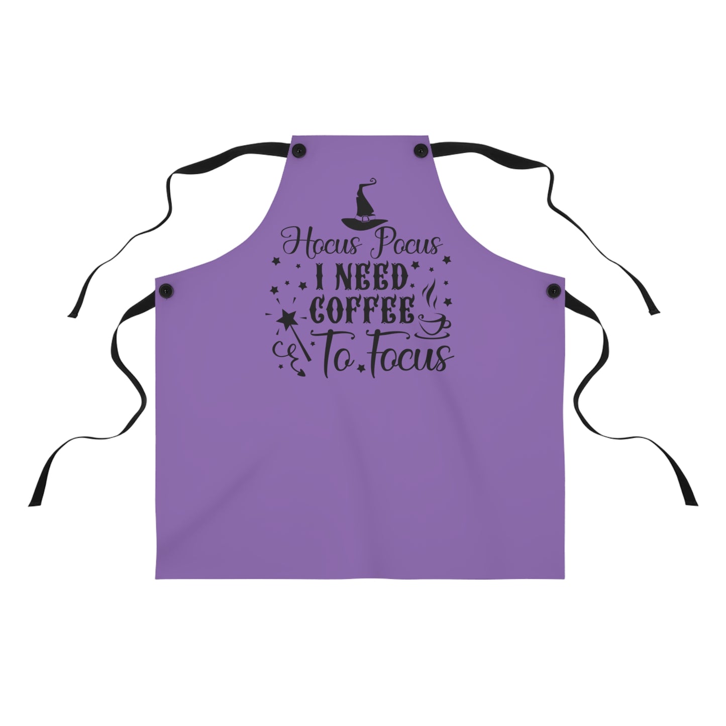Hocus Pocus I Need Coffee To Focus Apron (AOP)