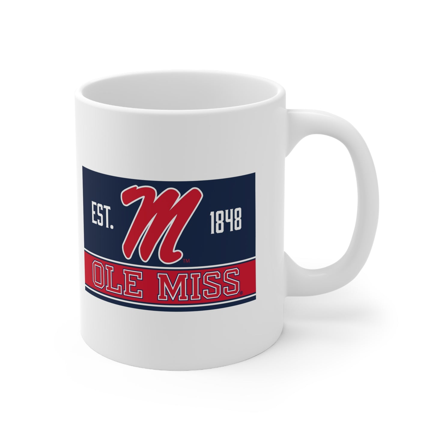 M Ole Miss 1848 Ceramic Mug 11oz