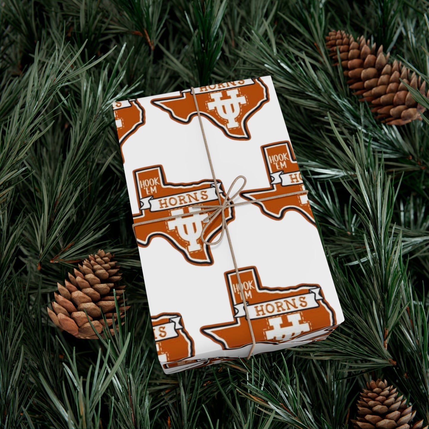 Hook em Horns UT Gift Wrap Papers