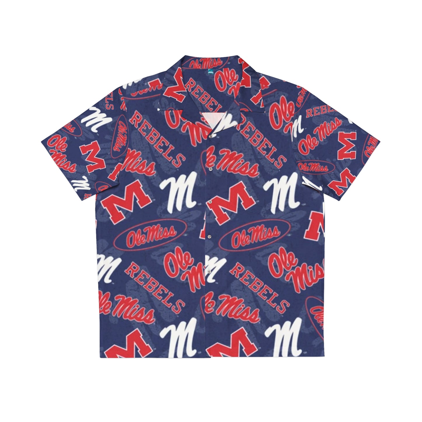 Ole Miss Men's Hawaiian Shirt (AOP)