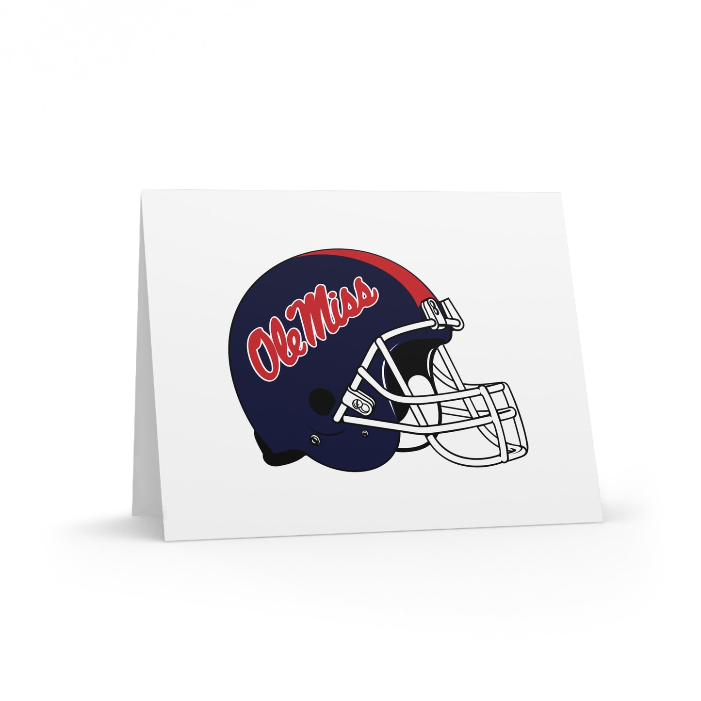 Ole Miss Football Helmet Greeting cards (8, 16, and 24 pcs)