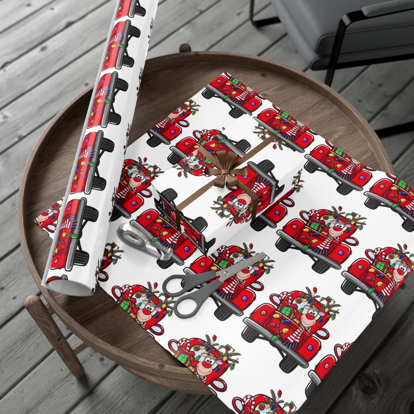 Reindeer Gift Wrap Papers