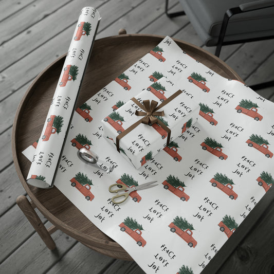 Peace Love Joy Wrapping Paper