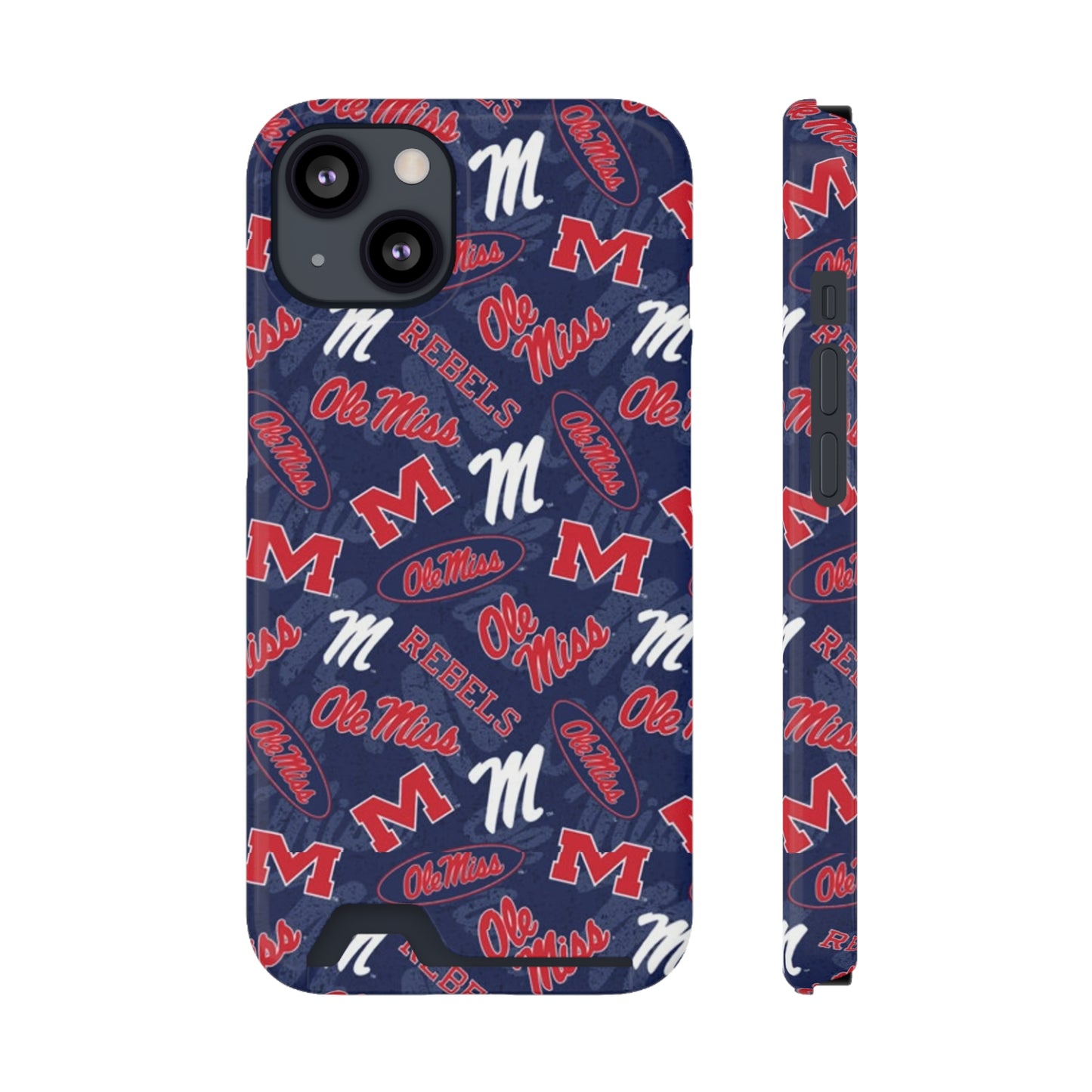 Ole Miss Phone Case With Card Holder