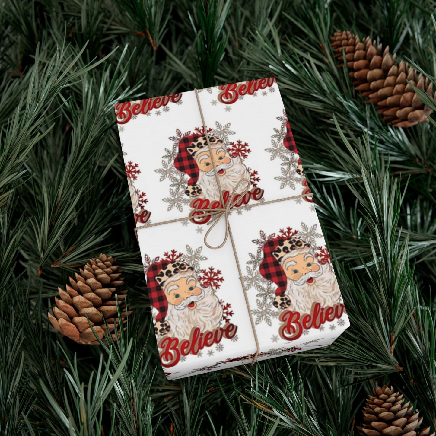 Santa Believe Gift Wrap Papers