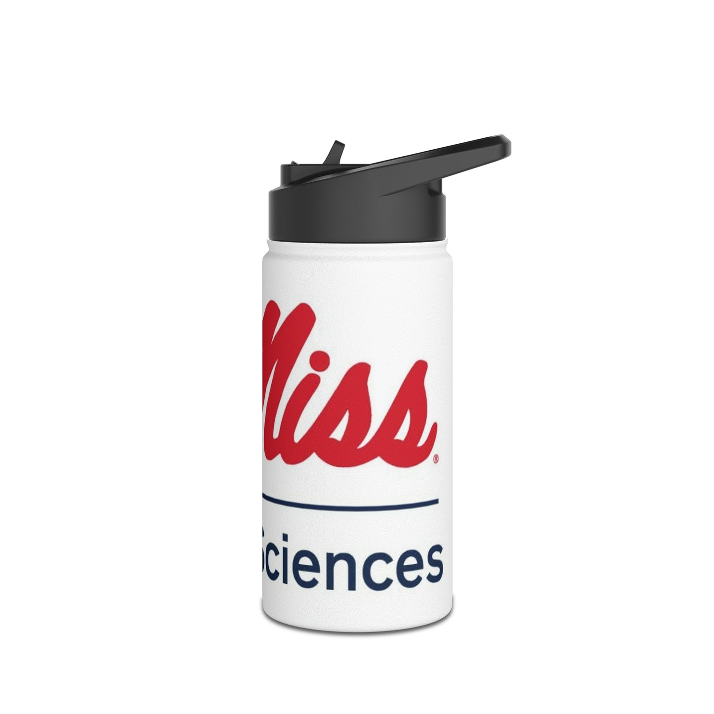 Ole Miss Applied Science Stainless Steel Water Bottle, Standard Lid