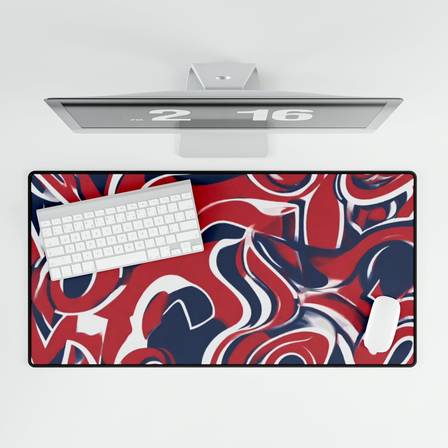 Ole Miss Abstract Desk Mat