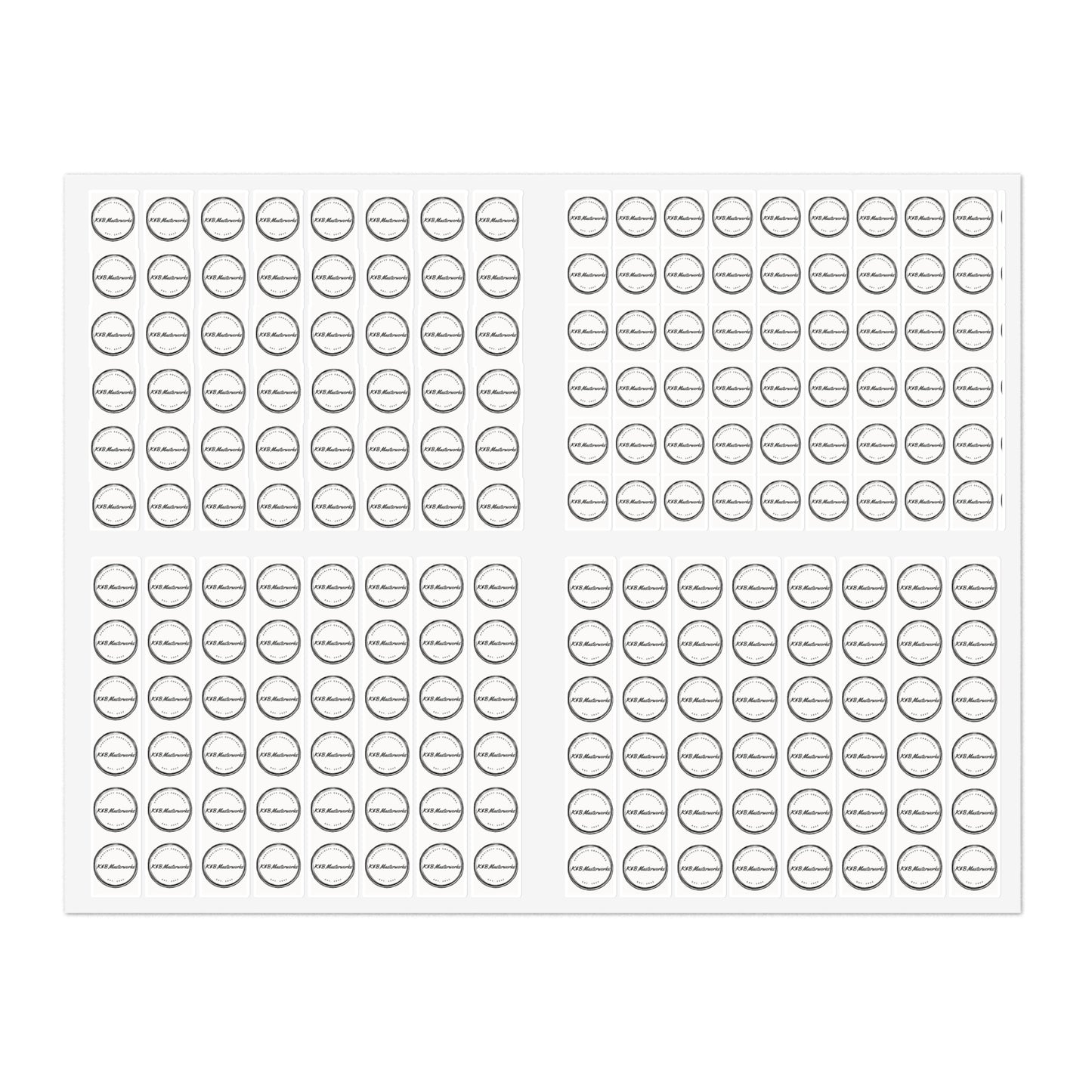 K&B Masterworks Sticker Sheets