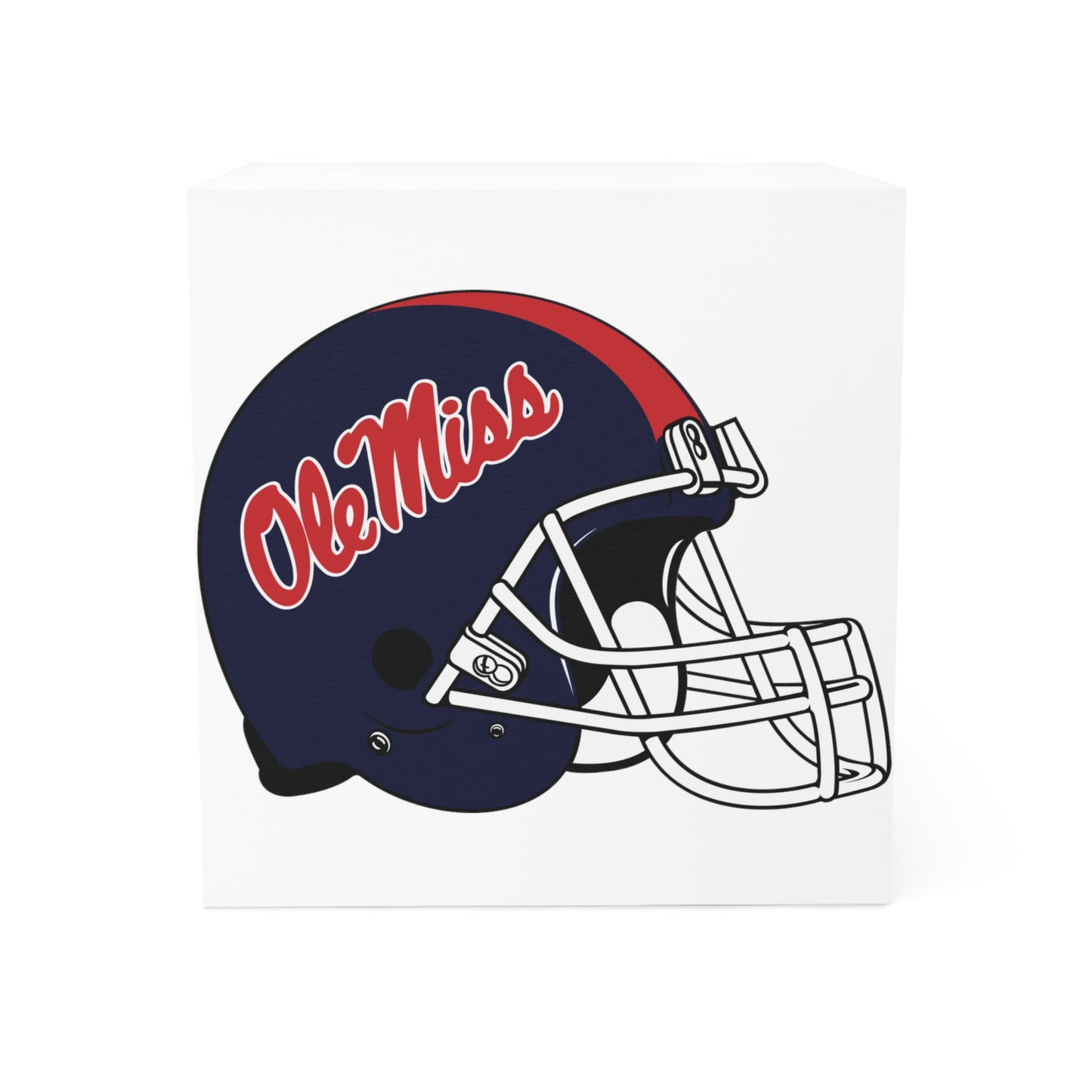 Ole Miss Helmet Note Cube