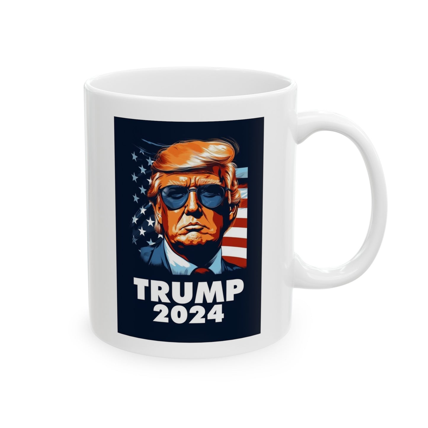 Trump 2024 Ceramic Mug, (11oz, 15oz)