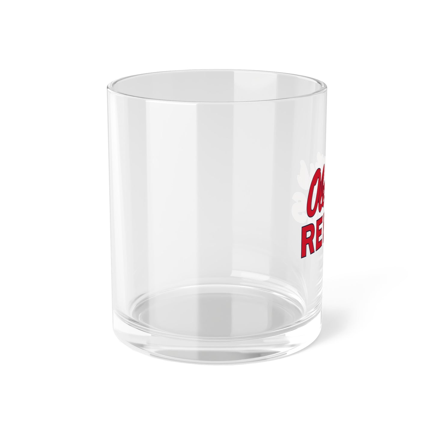 Ole Miss Rebels Bar Glass