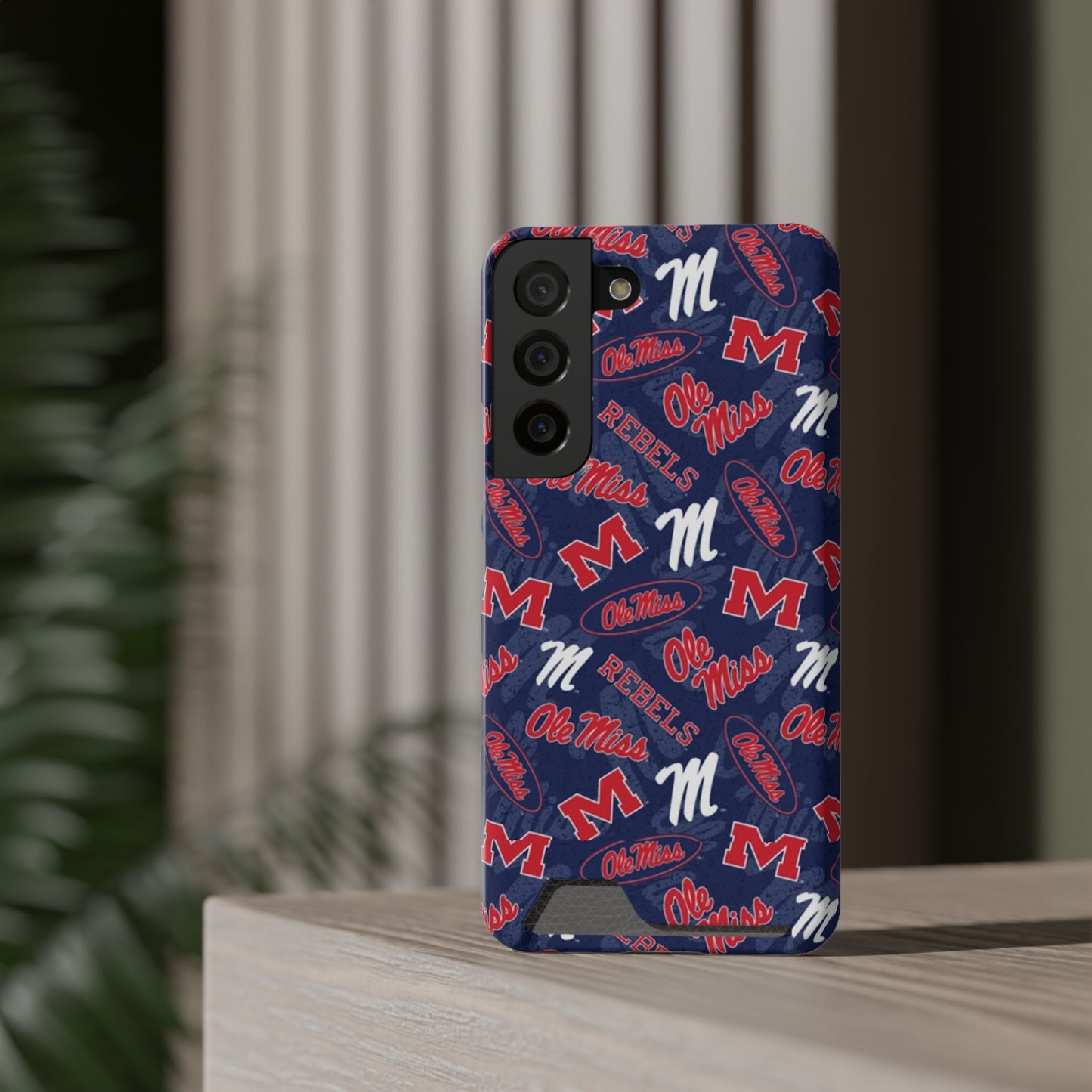 Ole Miss Phone Case With Card Holder