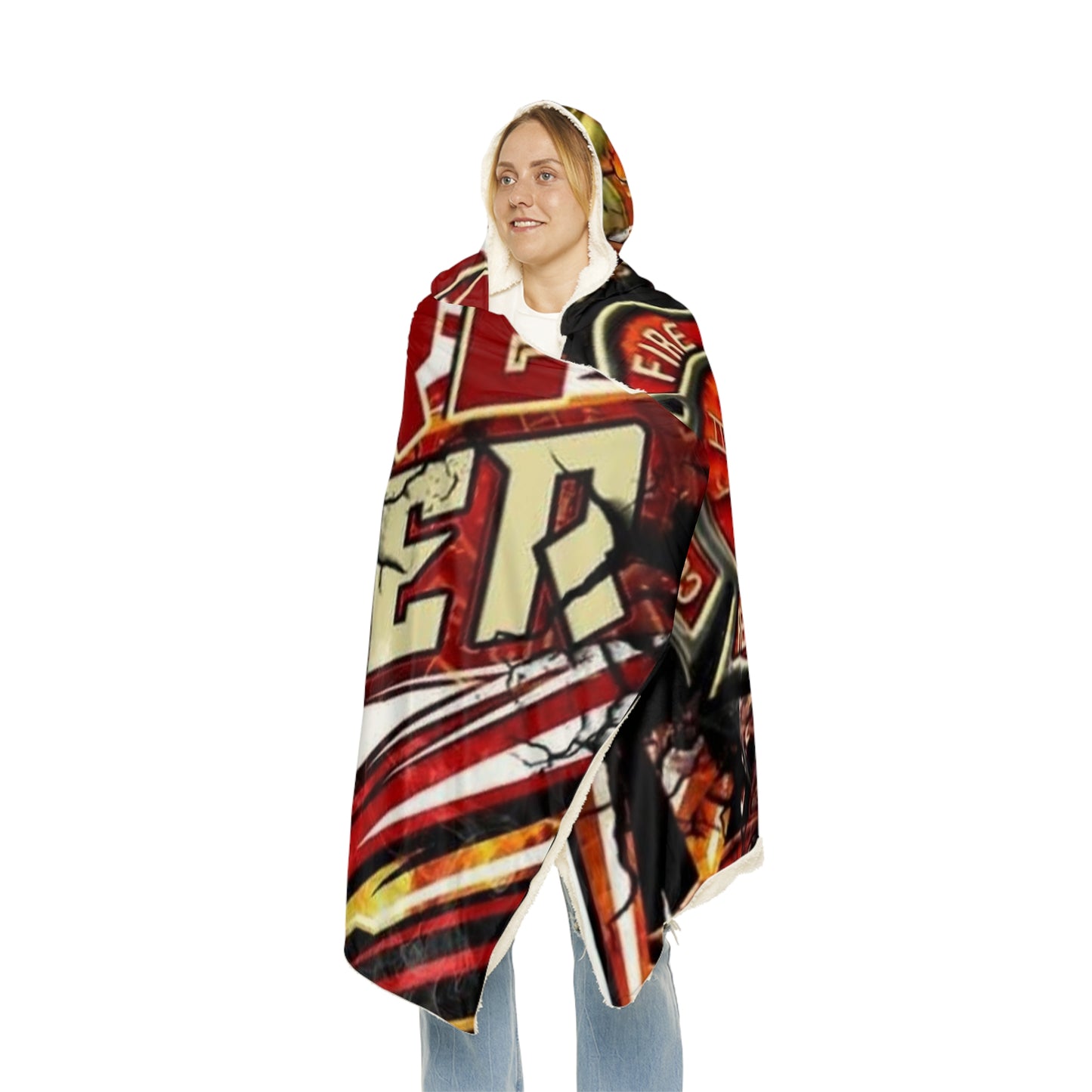 Fire Fighter Snuggle Blanket