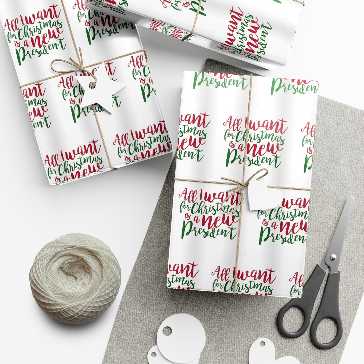 New President Gift Wrap Papers