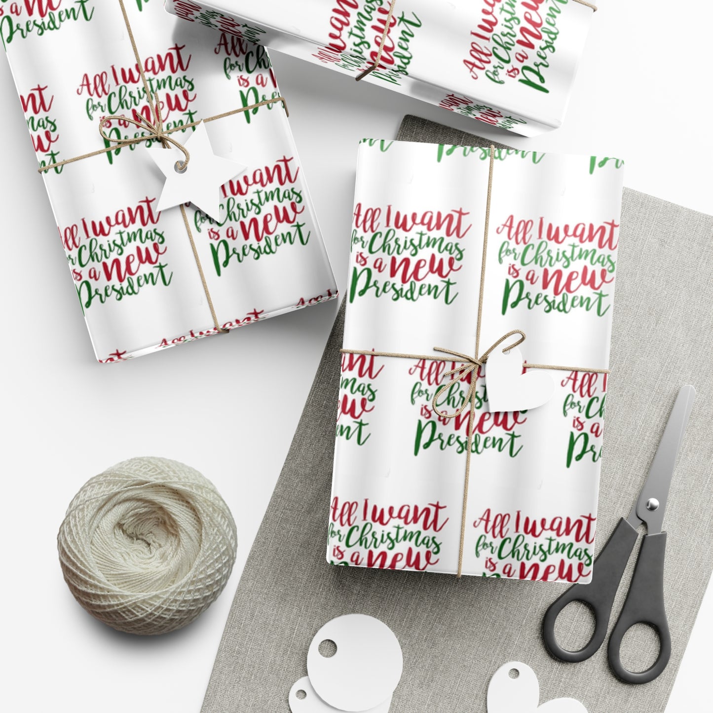 New President Gift Wrap Papers