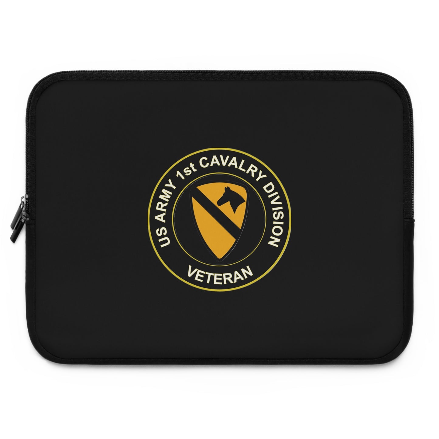 US Army First Cavalry Veteran Laptop Sleeve