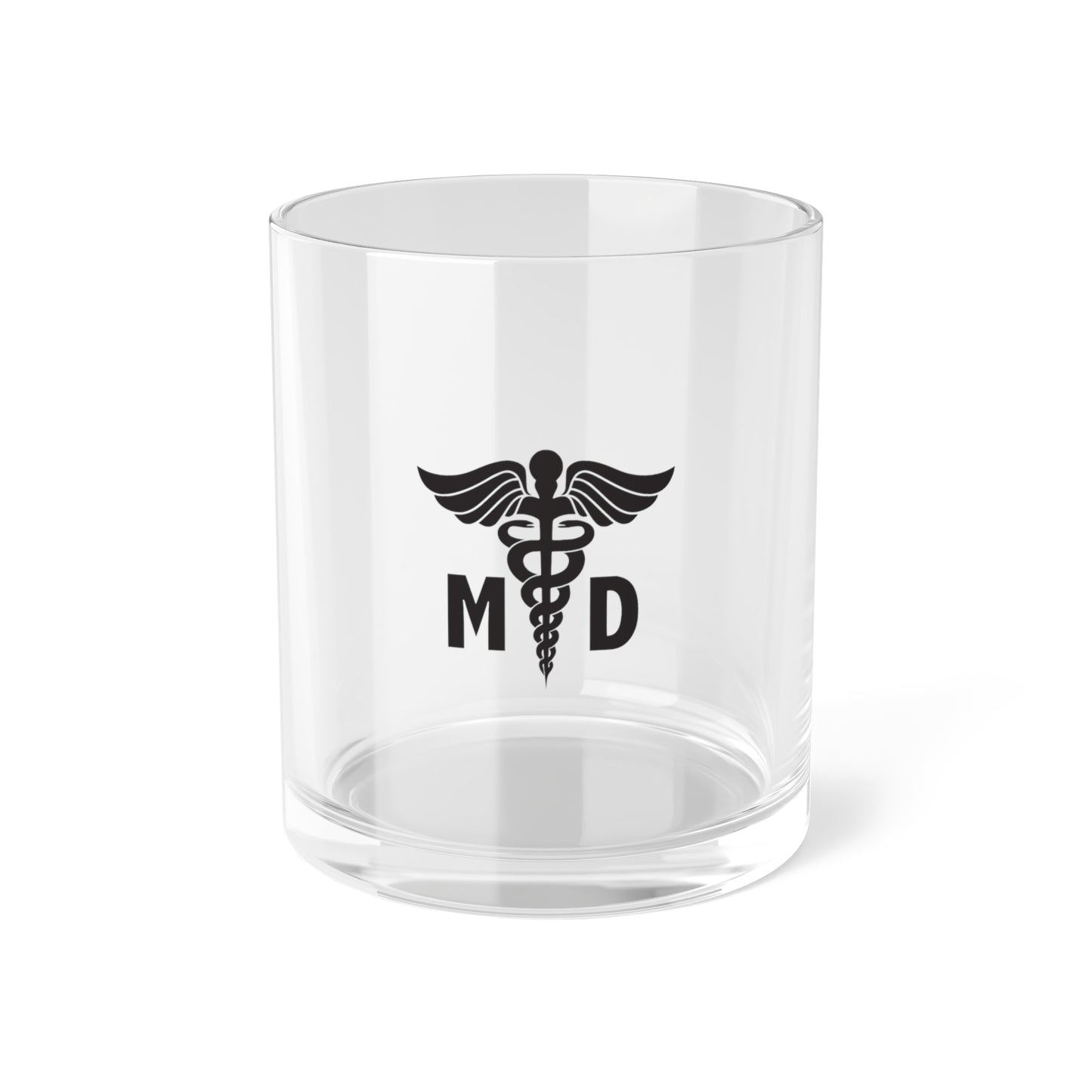 MD Caduceus Bar Glass