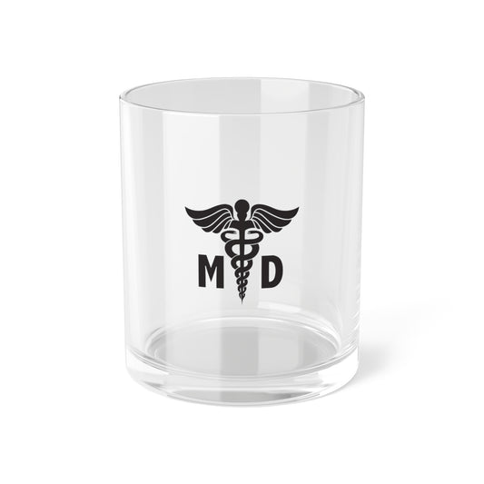 MD Caduceus Bar Glass