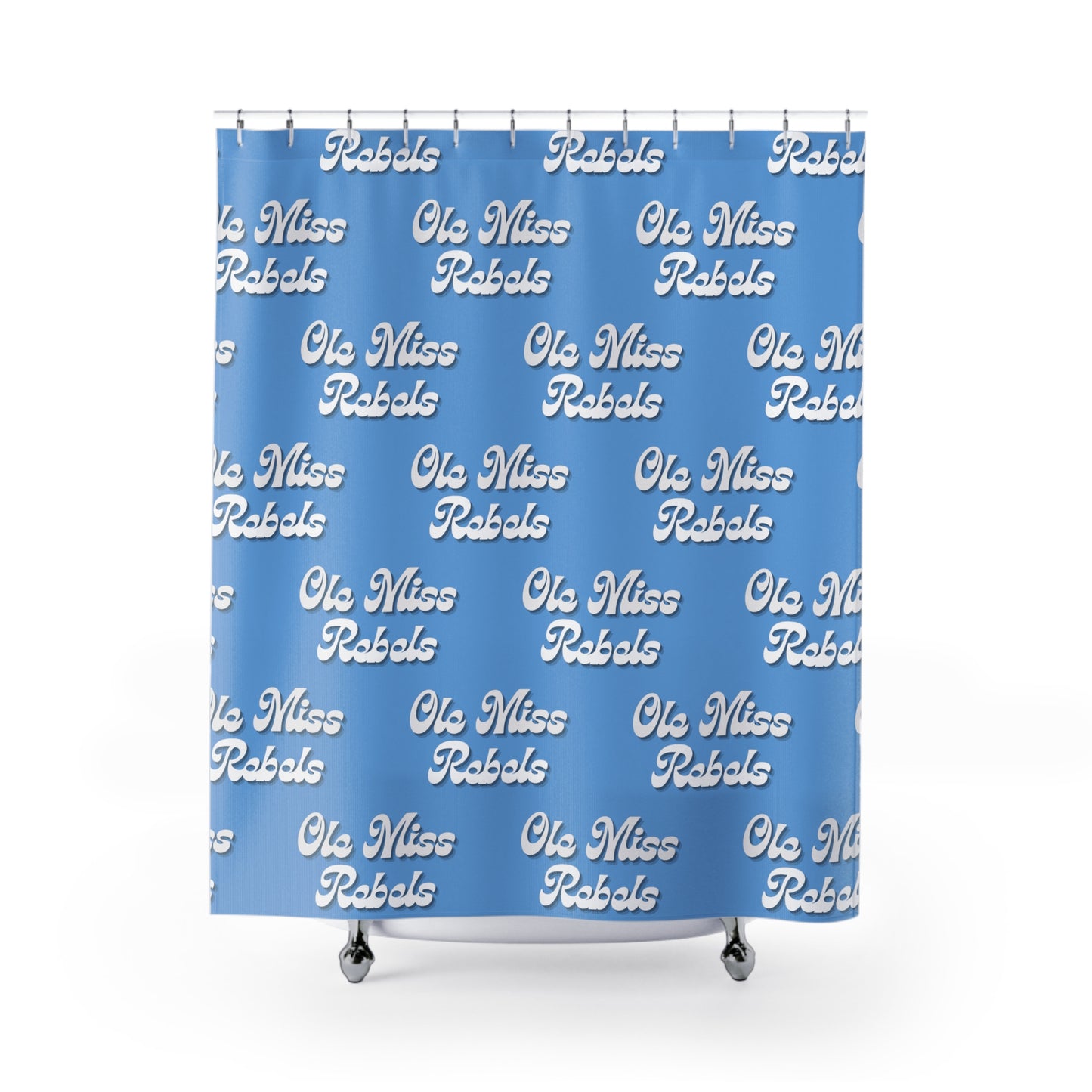 Ole Miss (Blue) Shower Curtains