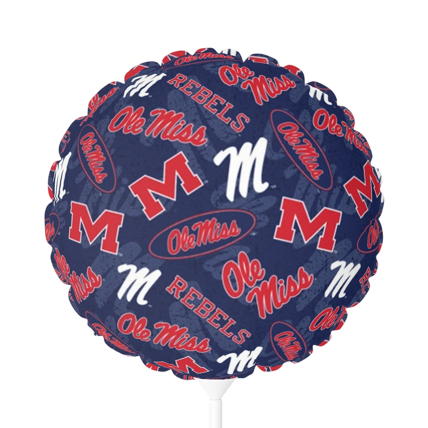 Ole Miss Balloon (Round and Heart-shaped), 11"