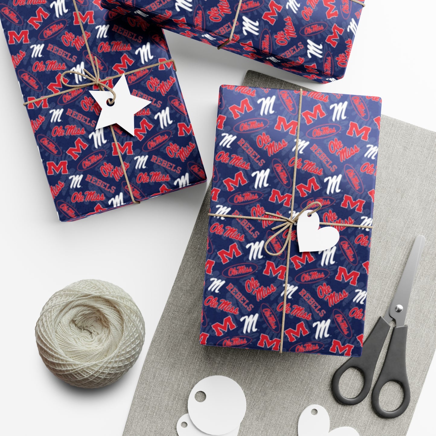 Ole Miss Gift Wrap Papers