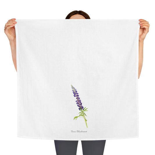 Texas Bluebonnet Flower Tea Towel