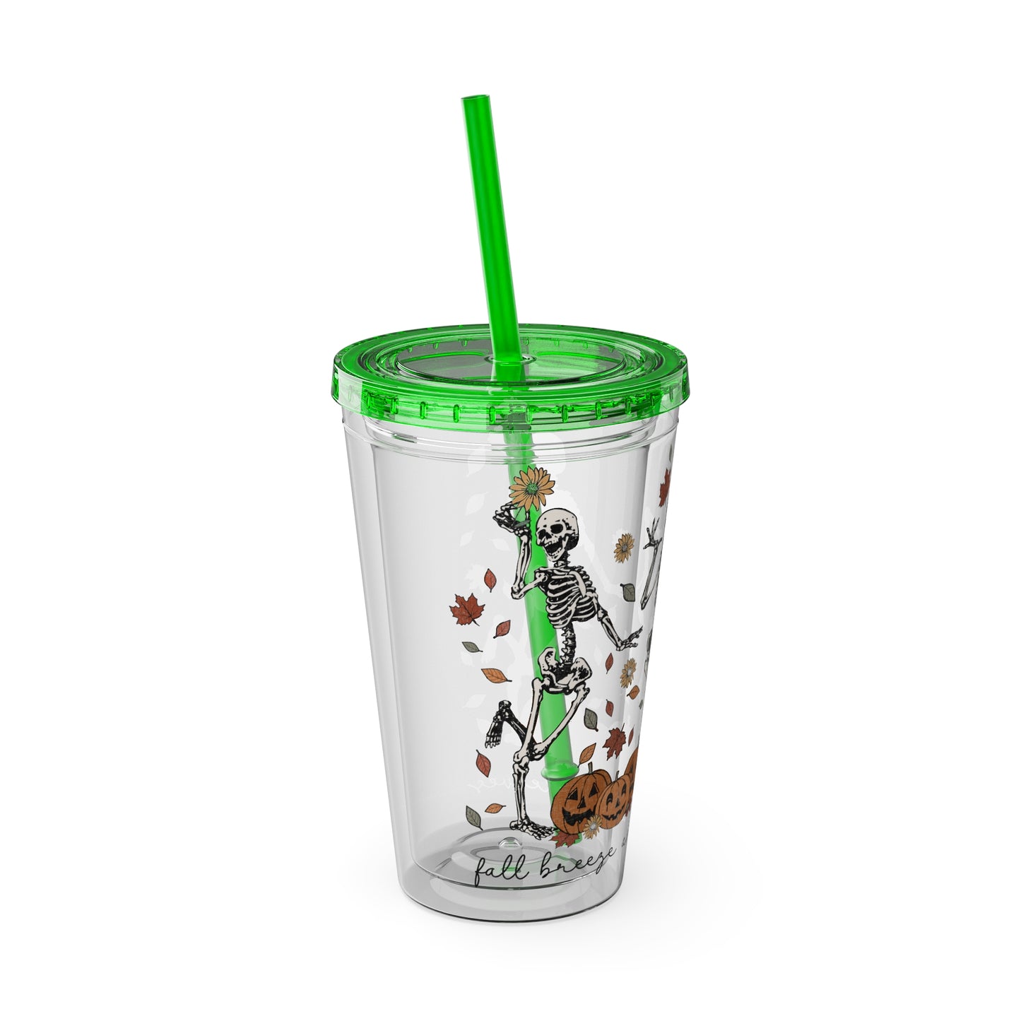 Halloween Sunsplash Tumbler with Straw, 16oz