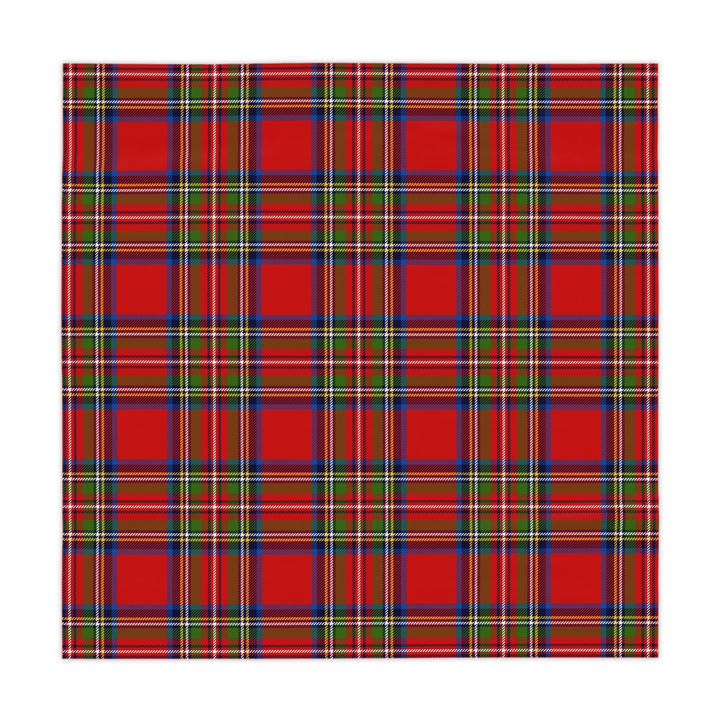 Red Plaid Tablecloth